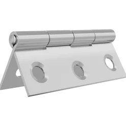 vidaXL Scharnier 12 st 44 x 31 x 5 mm zilver Staal