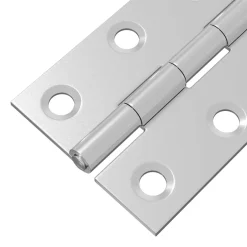 vidaXL Scharnier 12 st 44 x 31 x 5 mm zilver Staal