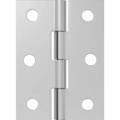 vidaXL Scharnier 12 st 44 x 31 x 5 mm zilver Staal