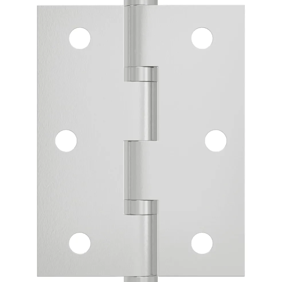 vidaXL Scharnier 2 st zilver 50 x 38 x 1,3 mm Staal