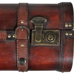 vidaXL Schatkisten 2 st vintage-stijl hout bruin