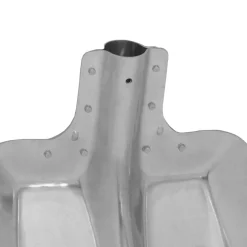 vidaXL Schep Hoofd Zilver 43 x 32,5 cm Aluminium
