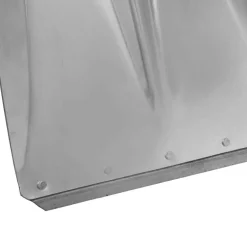 vidaXL Schep Hoofd Zilver 43 x 32,5 cm Aluminium