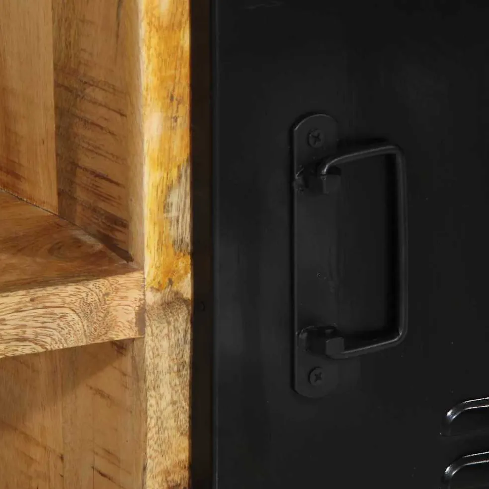 vidaXL Schoenenbank Bruin 100 x 40 x 50 cm Massief mangohout