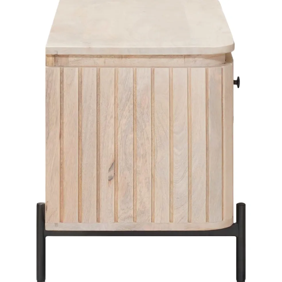 vidaXL Schoenenbank met lade met plank met opslag 85 x 37 x 48 cm
