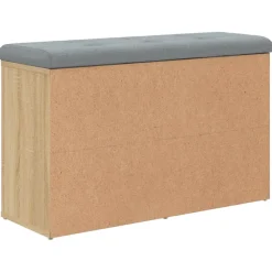 vidaXL Schoenenbank Sonoma Eiken 82x32x50 cm Bewerkt Hout