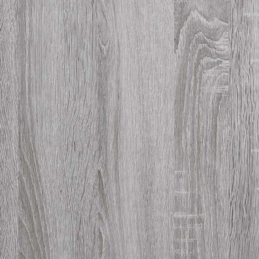 vidaXL Schoenenbank 102x32x50 cm bewerkt hout grijs sonoma eikenkleur