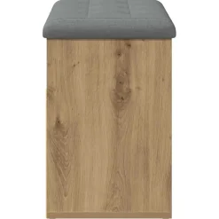 vidaXL Schoenenbank 82x32x45,5 cm bewerkt hout artisanaal eikenkleur
