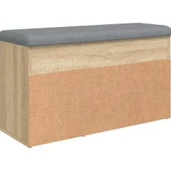 vidaXL Schoenenbank 82x32x45,5 cm bewerkt hout sonoma eikenkleurig