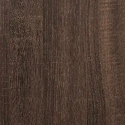 vidaXL Schoenenbank 60x40x53,5 cm bewerkt hout en metaal bruin eiken