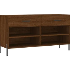 vidaXL Schoenenbank 102x35x55 cm bewerkt hout sonoma eikenkleurig