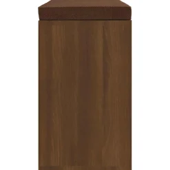 vidaXL Schoenenbank 103x30x48 cm bewerkt hout bruin eikenkleur