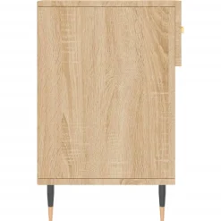vidaXL Schoenenbank 102x35x55 cm bewerkt hout sonoma eikenkleurig
