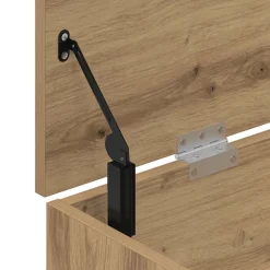 vidaXL Schoenenbank 102x30,5x45 cm bewerkt hout artisanaal eikenkleur
