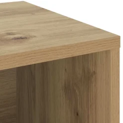 vidaXL Schoenenbank 103 x 30 x 54,5 cm Bewerkt hout Artisanaal eiken