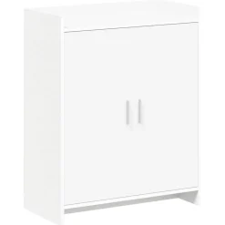 vidaXL Schoenenkast met opslag Wit 73,5 x 36 x 92 cm Bewerkt hout