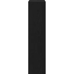 vidaXL Schoenenkast 80 x 21 x 87,5 cm Bewerkt hout Zwart Eiken