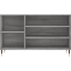 vidaXL Schoenenkast 102x36x60 cm bewerkt hout sonoma grijs