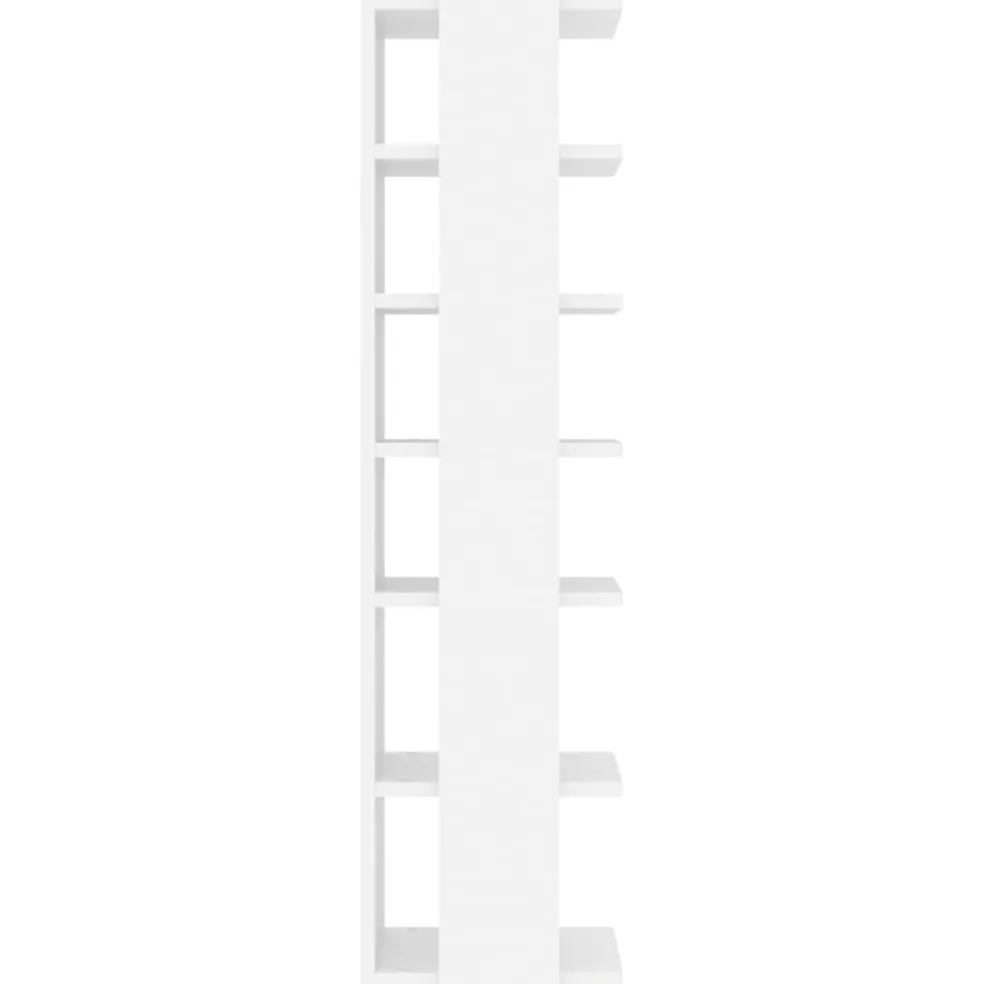 vidaXL Schoenenkast 27,5x27x102 cm bewerkt hout wit