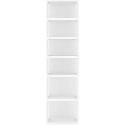vidaXL Schoenenkast 27,5x27x102 cm bewerkt hout wit