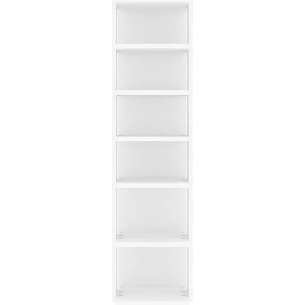 vidaXL Schoenenkast 27,5x27x102 cm bewerkt hout wit