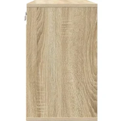 vidaXL Schoenenkast 77,5 x 30 x 51 cm Bewerkt hout Sonoma Eiken