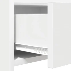 vidaXL Schoenenkast 73,5 x 36 x 92 cm Bewerkt hout Wit