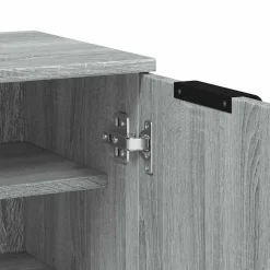 vidaXL Schoenenkast 59x35x100 cm bewerkt hout grijs sonoma eikenkleur