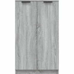 vidaXL Schoenenkast 59x35x100 cm bewerkt hout grijs sonoma eikenkleur