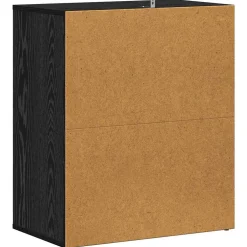 vidaXL Schoenenkast 60 x 35 x 70 cm Bewerkt hout Zwart eiken