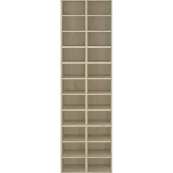 vidaXL Schoenenkast 54x34x183 cm bewerkt hout sonoma eikenkleurig