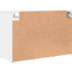 vidaXL Schoenenkast 77,5 x 30 x 51 cm Bewerkt hout Wit