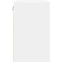 vidaXL Schoenenkast 77,5 x 30 x 51 cm Bewerkt hout Wit