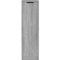 vidaXL Schoenenkast 30x35x100 cm bewerkt hout grijs sonoma eikenkleur