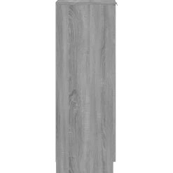 vidaXL Schoenenkast 30x35x100 cm bewerkt hout grijs sonoma eikenkleur