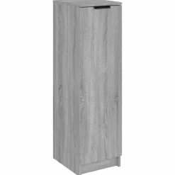 vidaXL Schoenenkast 30x35x100 cm bewerkt hout grijs sonoma eikenkleur