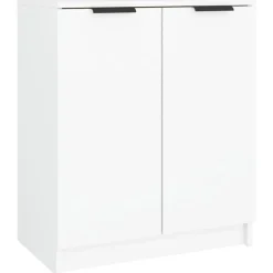vidaXL Schoenenkast 59x35x70 cm bewerkt hout wit