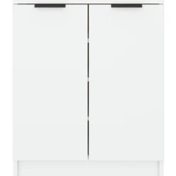 vidaXL Schoenenkast 59x35x70 cm bewerkt hout wit