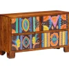vidaXL Schoenenkast 90 x 35 x 55 cm Massief Acaciahout Bruin