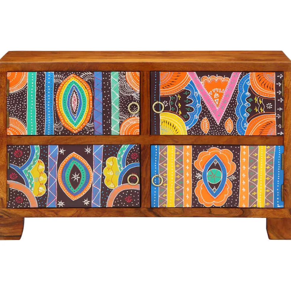 vidaXL Schoenenkast 90 x 35 x 55 cm Massief Acaciahout Bruin