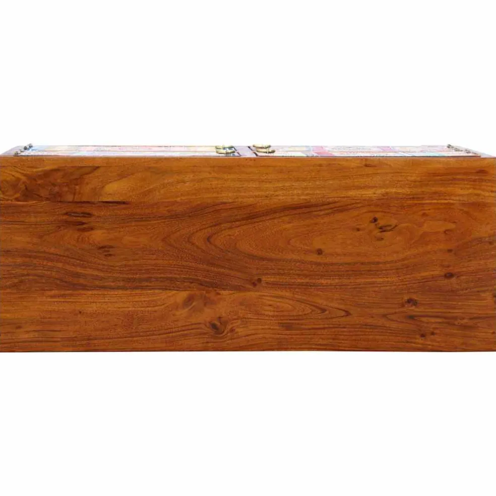 vidaXL Schoenenkast 90 x 35 x 55 cm Massief Acaciahout Bruin