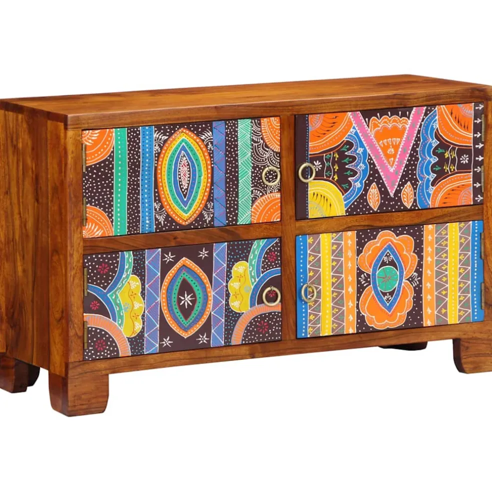 vidaXL Schoenenkast 90 x 35 x 55 cm Massief Acaciahout Bruin