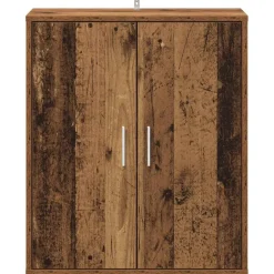 vidaXL Schoenenkast 60 x 35 x 70 cm Oud hout