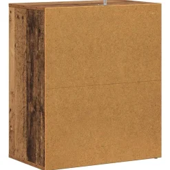 vidaXL Schoenenkast 60 x 35 x 70 cm Oud hout