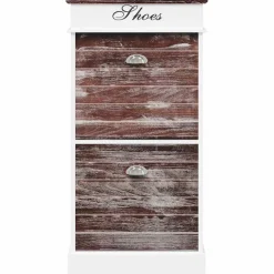 vidaXL Schoenenkast 50x28x98 cm paulowniahout bruin