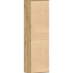 vidaXL Schoenenkast 54x34x183 cm spaanplaat ambachtelijk eikenkleurig