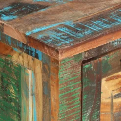 vidaXL Schoenenopbergbank massief gerecycled hout