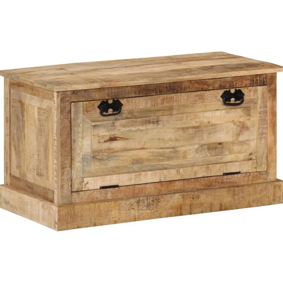 vidaXL Schoenenopbergbank 85x40x45 cm massief mangohout