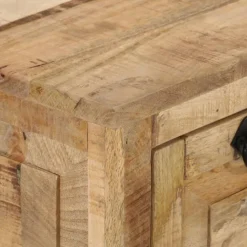 vidaXL Schoenenopbergbank 85x40x45 cm massief mangohout