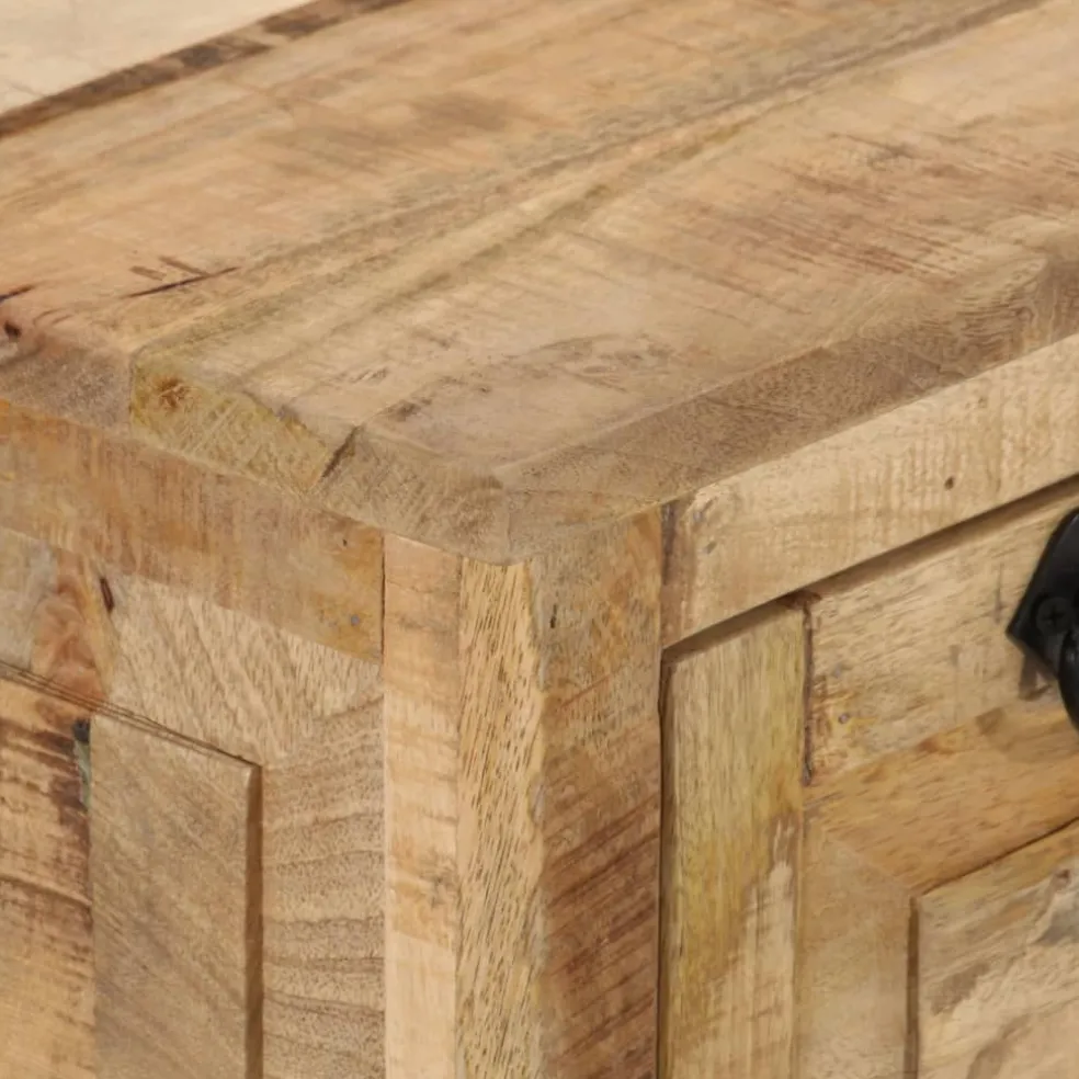 vidaXL Schoenenopbergbank 85x40x45 cm massief mangohout